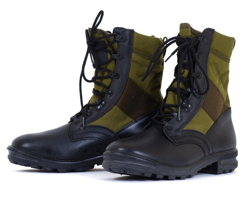 Original Bundeswehr Tropenstiefel BALTES schwarz/olivgrün Militär Überschuss NEU