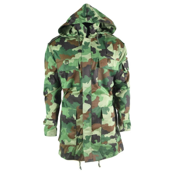 Original serbische Armee Parka Spezialkräfte Truppen BDU Jacke mit Futter NEU