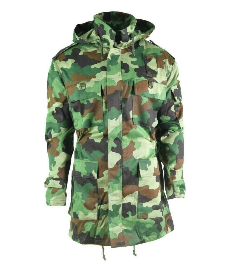 Original serbische Armee Parka Spezialkräfte Truppen BDU Jacke mit Futter NEU