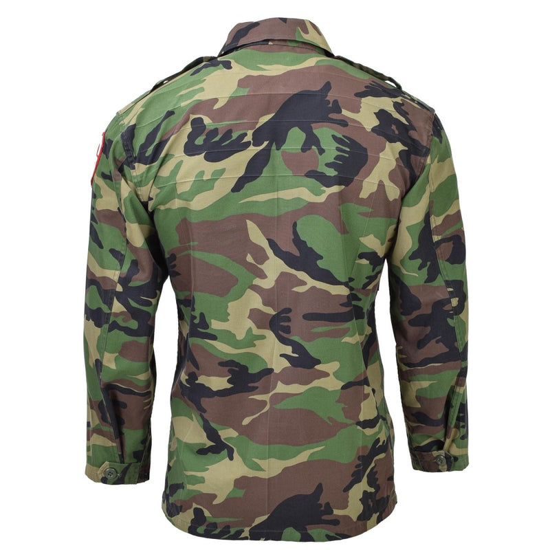 Original Südkoreanische militärische taktische Shirts M90 woodland camo