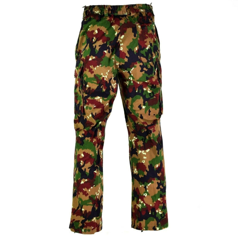 Original Schweizer Armee Hose M83 Kampf Alpenflage Camo Feldhose NEU