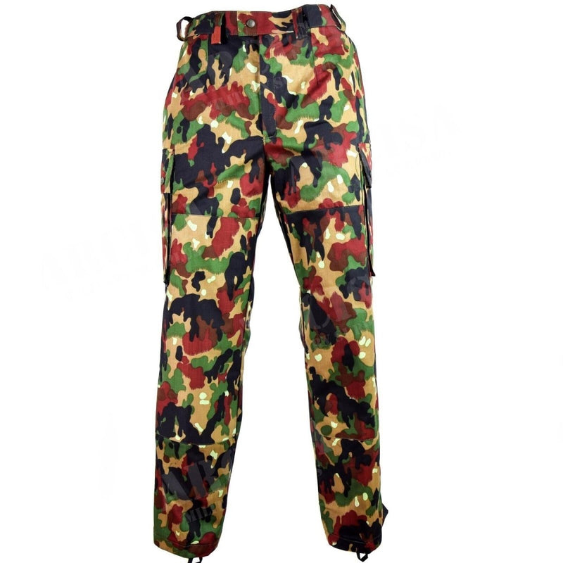 Original Schweizer Armee Hose M83 Kampf Alpenflage Camo Feldhose Schweiz