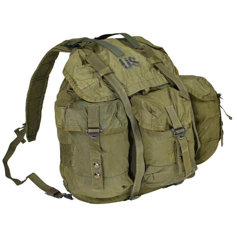 Original US Militär 50l Taktischer Rucksack 3 Außentaschen für Ausrüstung Olivgrün