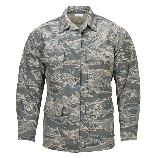 Original US Militäruniform Damenjacke Digital Tiger Stripe Camouflage