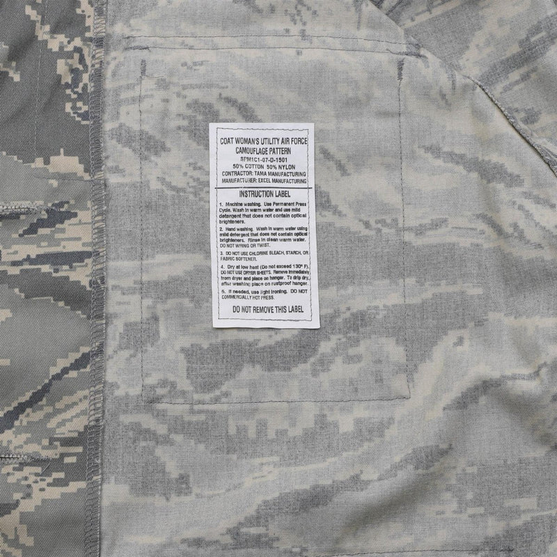 Original US Militäruniform Damenjacke Digital Tiger Stripe Camouflage