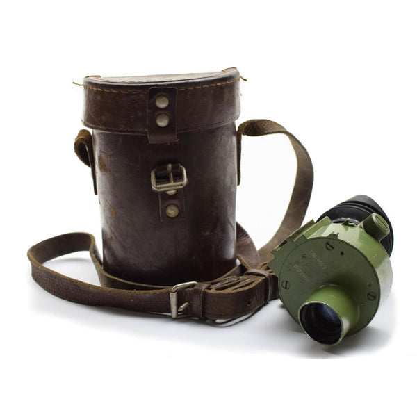 Original jugoslawische Armee ON-M59 Monokular-Visierwerkzeug &amp; BESCHÄDIGTE Ledertasche