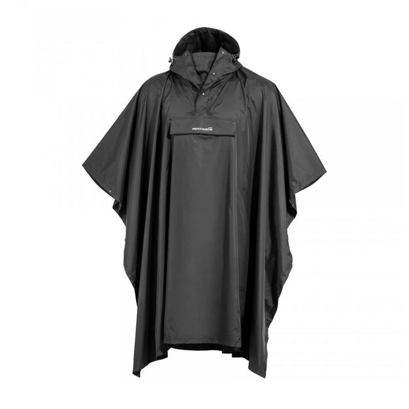 PENTAGON Cloudburst Packbarer Poncho Wasserdicht Atmungsaktiv Reflektierende Details