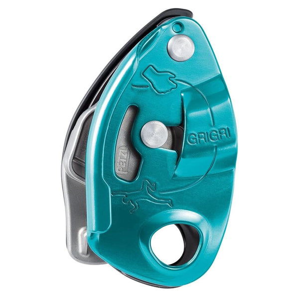 PETZL Grigri Bremskraftunterstütztes Sicherungsgerät Kletterausrüstung Aluminium Blau