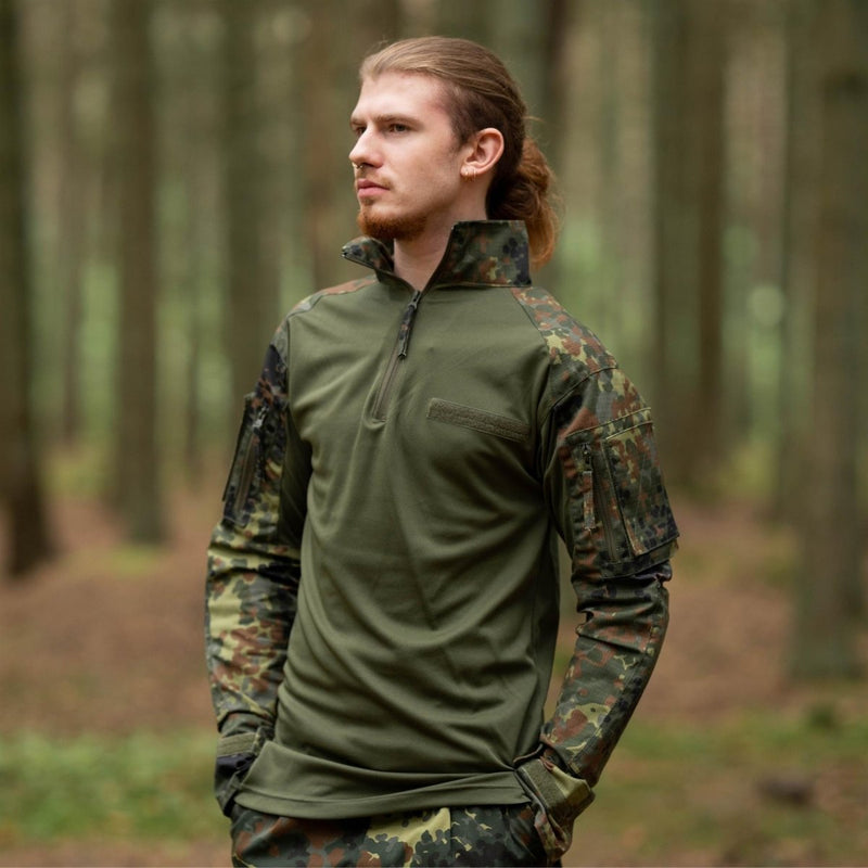 TACGEAR Marke Bundeswehr Stil Hemden Kampftruppen Unterwäsche Flecktarn Camo