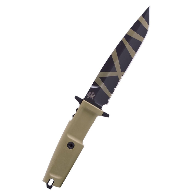 Extrema Ratio COL MOSCHIN combat partially serrated knife Desert Warfare edition