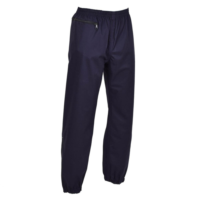 Rain pants original Dutch military Gore-Tex waterproof outdoor trousers elasticated ankles with zipper