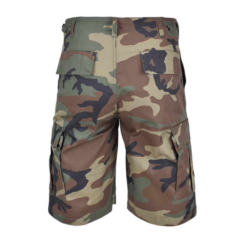 Mil-Tec  Military Woodland bermuda cargo BDU army shorts