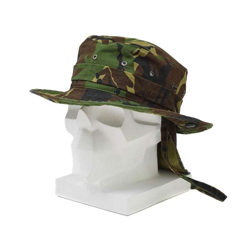 Original Dutch military panama hat neck flap tactical DMP boonie cap surplus all seasons