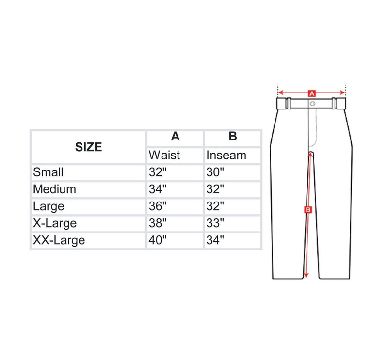 TACGEAR German Army field combat pants camo ripstop drawstring ankles size chart